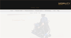 Desktop Screenshot of mobilitybyolivier.be